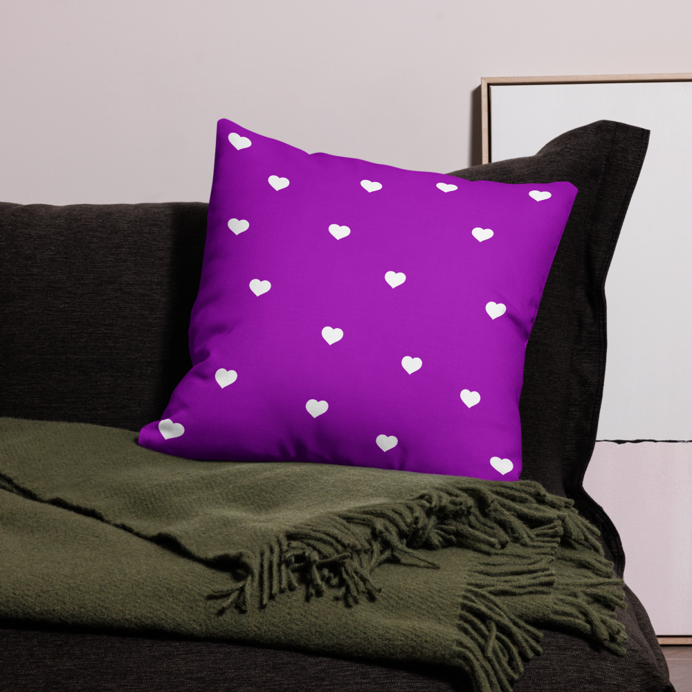 “Dear Me” Magenta Affirmation Premium Pillow – A Heartfelt Letter to Your Younger Self