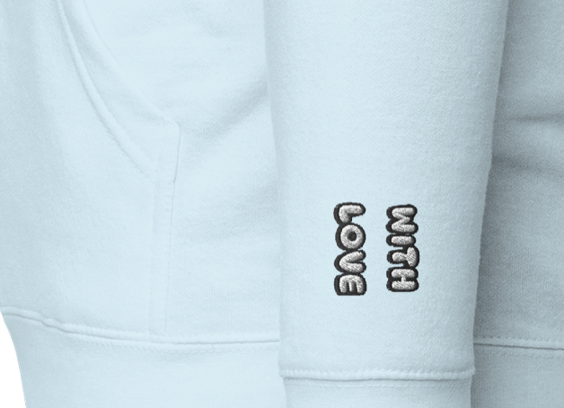 MENDING MY HEART (With Love) + (And Patience) Unisex Embroidered Hoodie