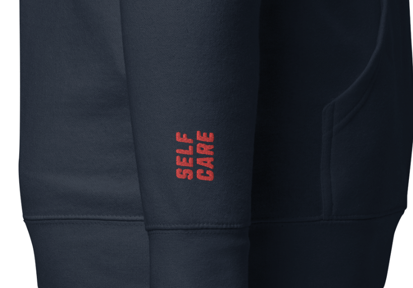 MY MIND MATTERS (Self-Care) + (Is Not Selfish) Unisex Embroidered Hoodie