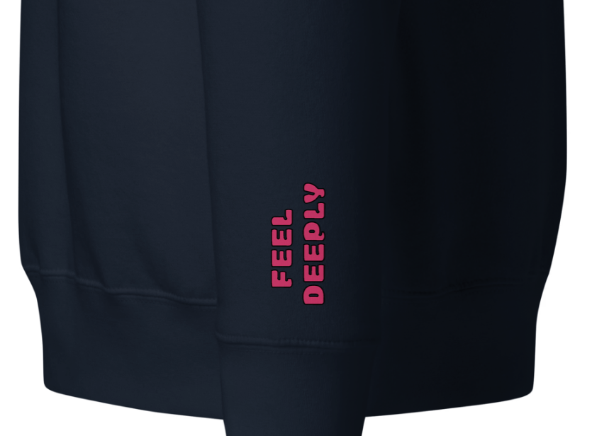EMPATH (Protect Your Energy) + (Feel Deeply) Unisex Premium Embroidered Sweatshirt