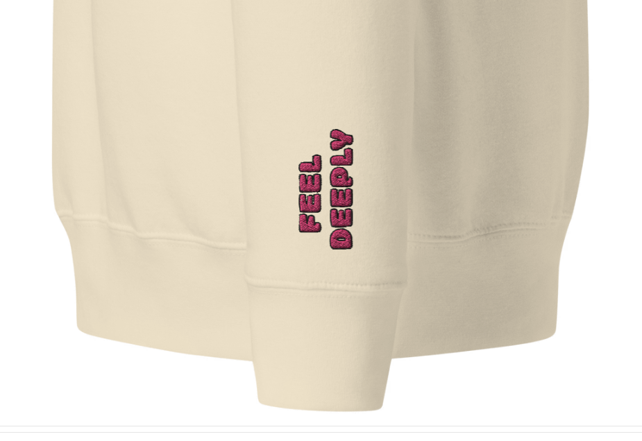 EMPATH (Protect Your Energy) + (Feel Deeply) Unisex Premium Embroidered Sweatshirt