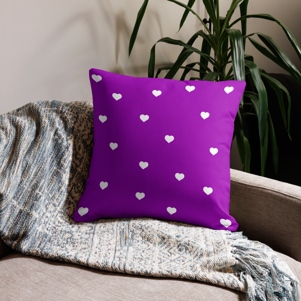 “Dear Me” Magenta Affirmation Premium Pillow – A Heartfelt Letter to Your Younger Self