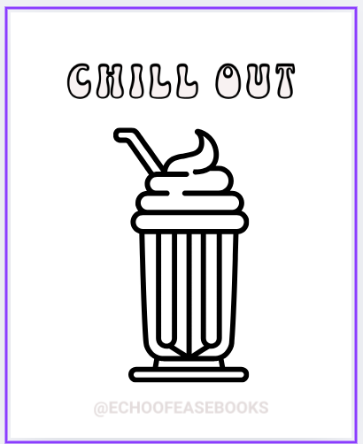 Echo of Ease Coloring Book: Deliciously Positive – A Food & Snack-Themed with 41 Stress-Relieving Messages