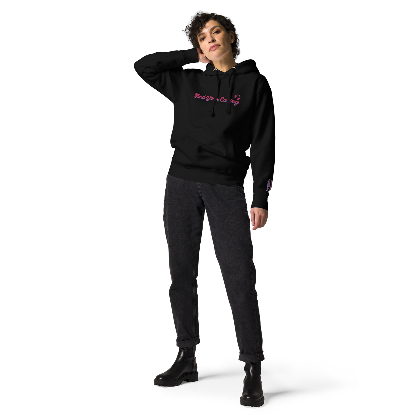 FIND YOUR CALLING (Listen Within) + (Follow Signs) Unisex Embroidered Hoodie